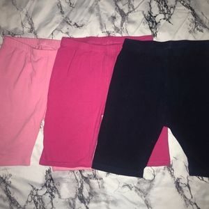 Girls 3-Pack Biker Shorts